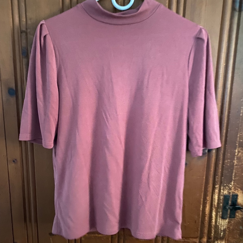 Turtle neck short sleeve